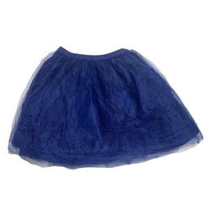 Mini Boden Ballet Ballerina Navy Blue Tulle Chiffon Tutu Elastic Waist Skirt